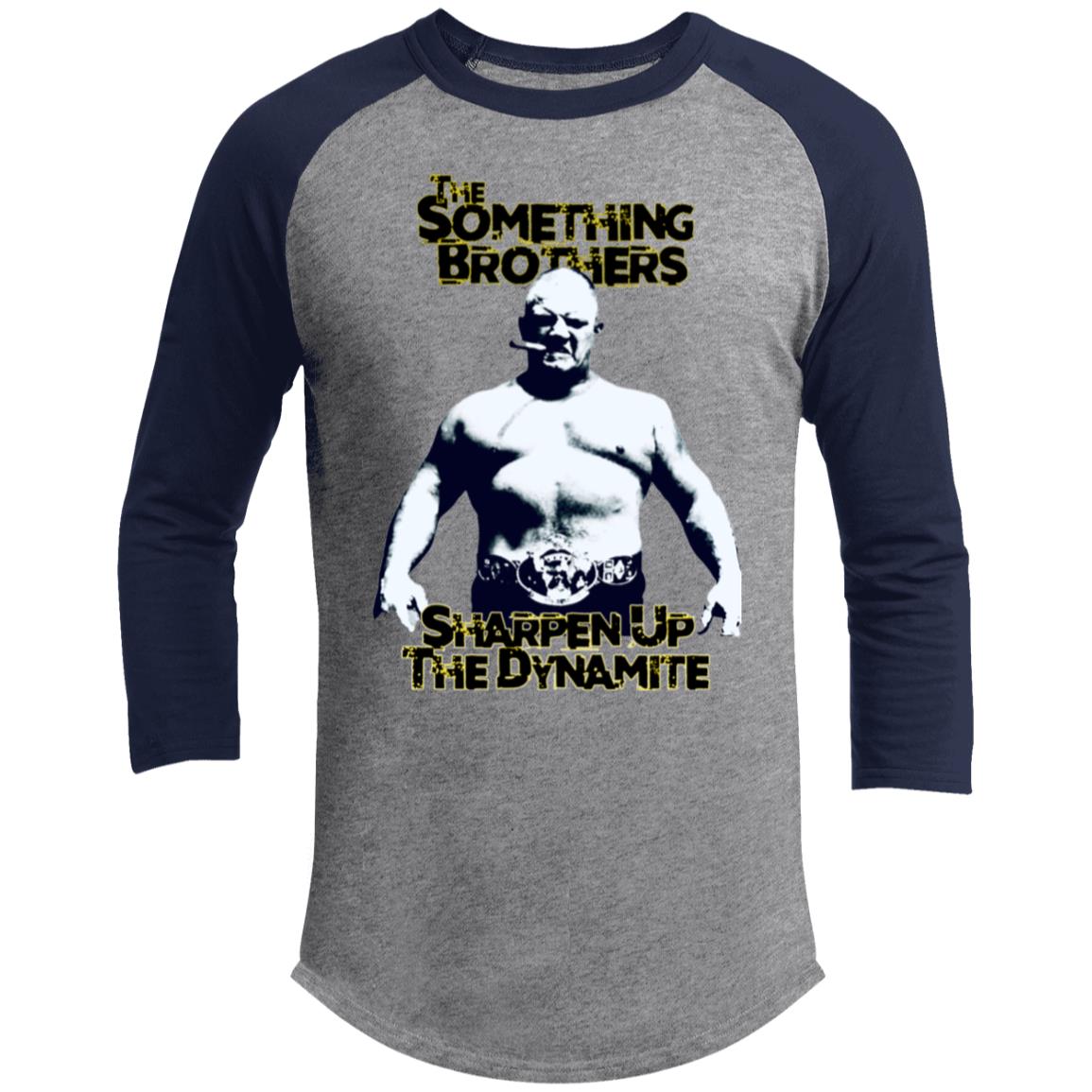 "Dick" circa Sharpen Up The Dynamite T200 3/4 Raglan Sleeve Shirt
