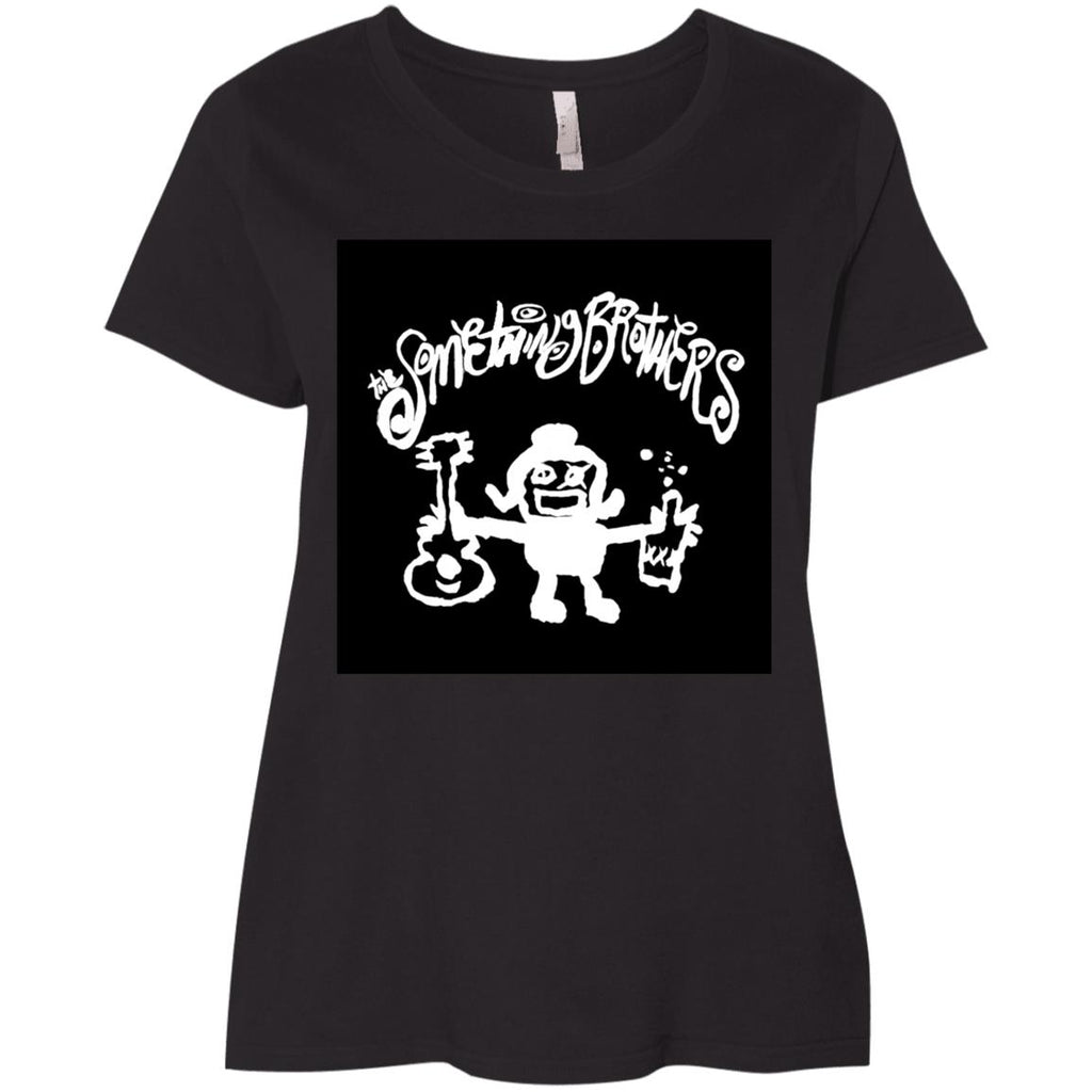 The Something Brothers - "Schaefer Girl"  Ladies' Curvy T-Shirt