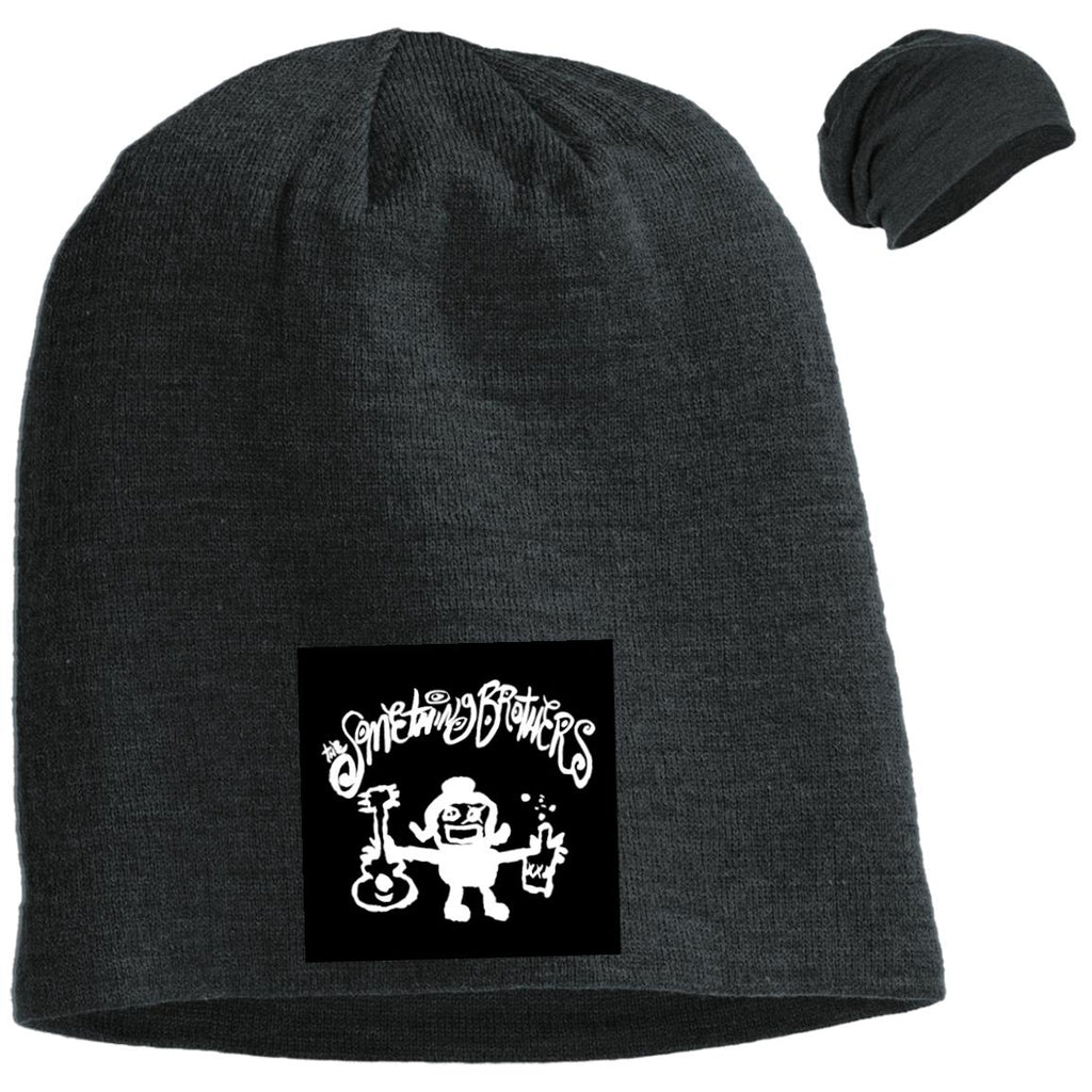 The Something Brothers "Schaefer Girl" Embroidered Slouch Beanie