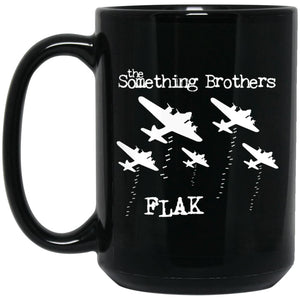 The Something Brothers "FLAK" Bomber Planes 15 oz. Black Mug