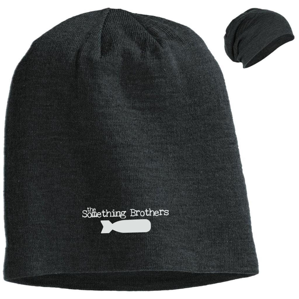 The Something Brothers "Bomb" Embroidered Slouch Beanie