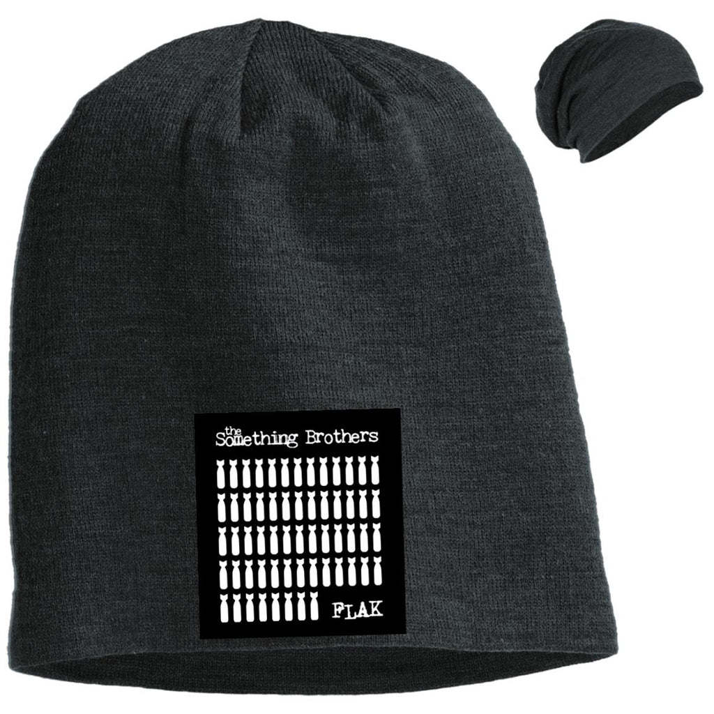 The Something Brothers "60 Bombs" embroidered Slouch Beanie.