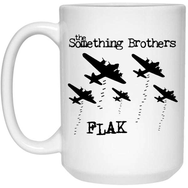 The Something Brothers "FLAK" Bomber Planes 15 oz. White Mug