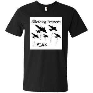 The Something Brothers FLAK Bombers Men's Printed V-Neck T-Shirt