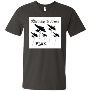 The Something Brothers FLAK Bombers Men's Printed V-Neck T-Shirt